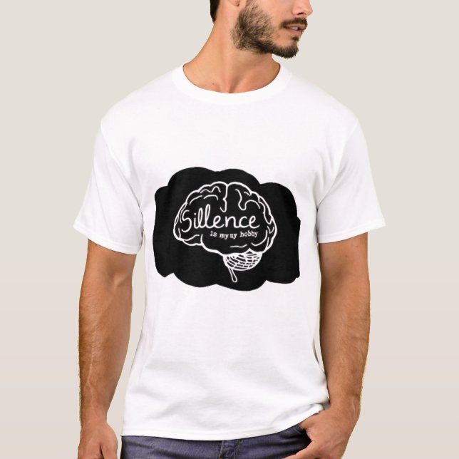 Övertänkande Hjärna Tecknad serie Mental hälsa Kon T Shirt (Framsida)
