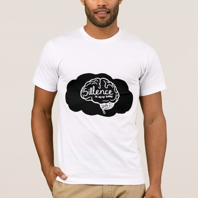 Övertänkande Hjärna Tecknad serie Mental hälsa Kon T Shirt (Framsida)