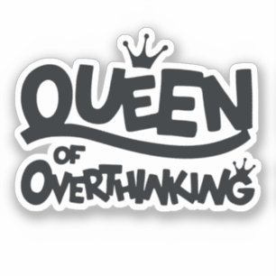 Övertänkande Klistermärken