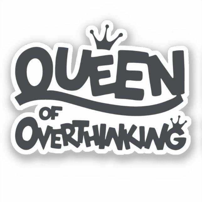Övertänkande Klistermärken (Framsida)