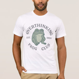 Övertänkande på Groda Klubb - Est. 2024 | Funny Fr T Shirt