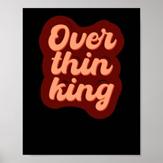 Övertänkande typografi för Professionell Ov Poster (Framsidan)