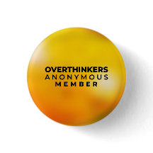 Övertänkare Anonymt Badge