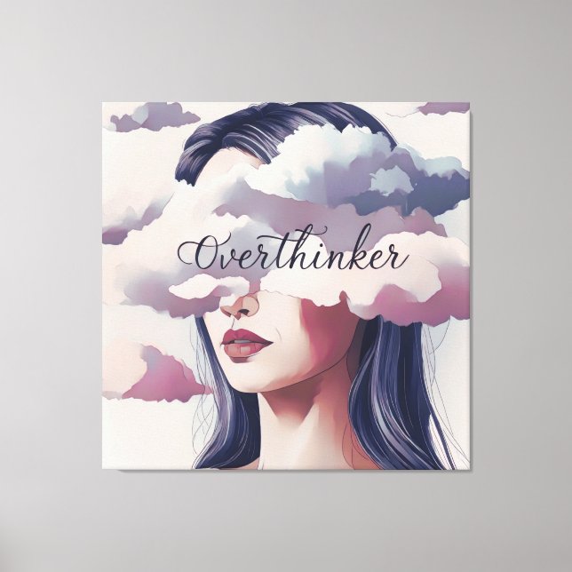 Övertänkare Canvastryck (Framsida)
