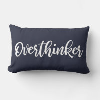 Övertänkare enkel aptitlig ångest Humor typografi
