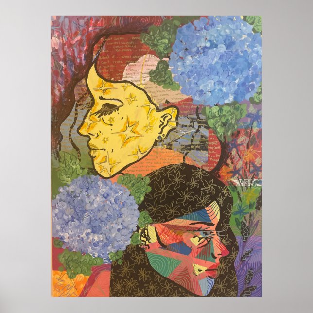 Overthinker och Dreamer av Picco Em Studio Poster (Framsidan)