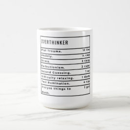 Overthinker Recipe Kaffemugg