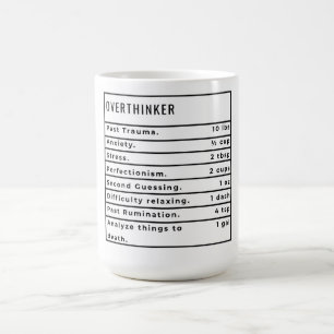 Overthinker Recipe Kaffemugg