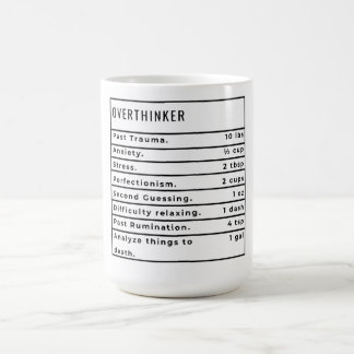 Overthinker Recipe Kaffemugg