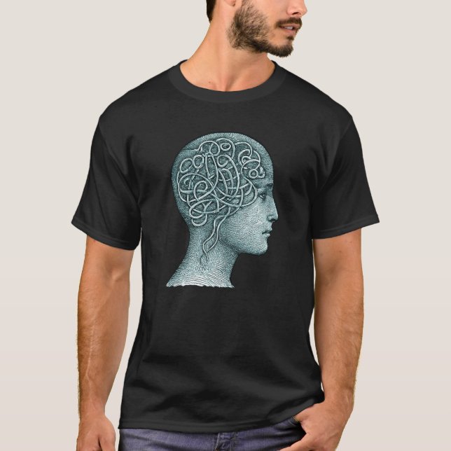 Overthinking Mind Symbol for T-Shirts • Modern Men (Framsida)