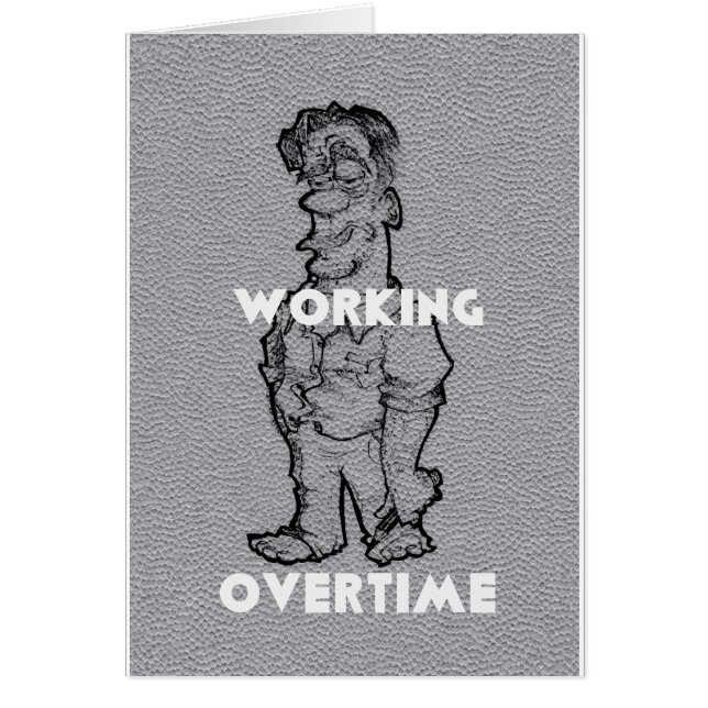 Övertid Hälsningskort (Framsidan)