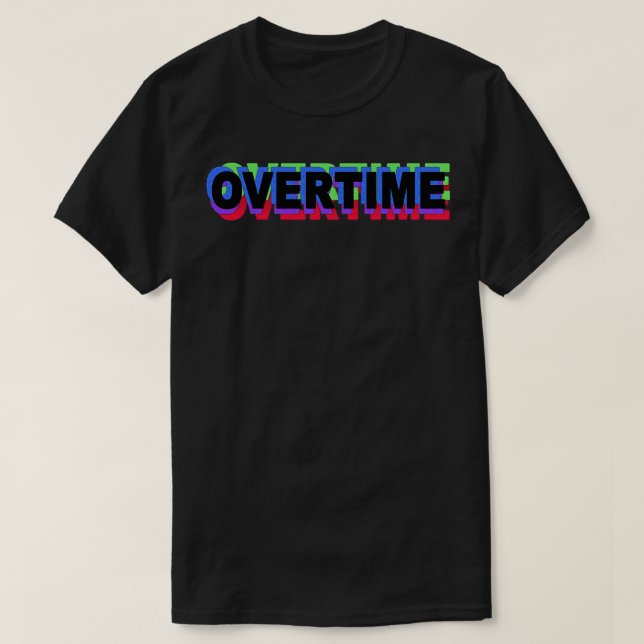 Övertid T Shirt (Design framsida)