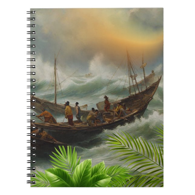 overtocht  anteckningsbok (Framsidan)