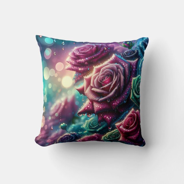 "Övertonad Ro med depåer" Kudde (Framsida)