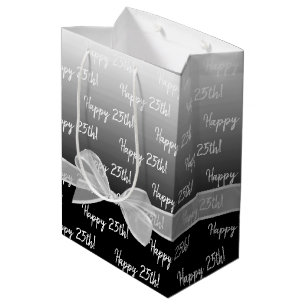 Övertoning 25-årsjubileum med vit bas