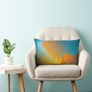 Övertoning av coola - Modern struktur för Abstrakt Lumbarkudde