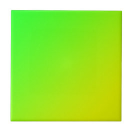 Övertoning av gult för grönt kakelplatta