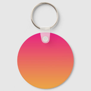 Övertoning av rosa och orange nyckelring