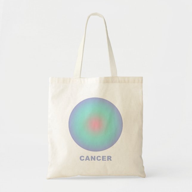 Övertoning av Snyggten Cancerzodiac-tecken Tygkasse (Framsidan)