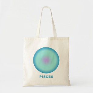 Övertoning av Snyggten Pisces Zodiac-tecken Tygkasse