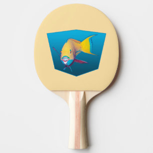 Övertoning - blå bakgrund för designövertoning pingisracket