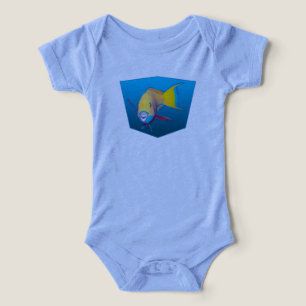Övertoning - blå bakgrund för designövertoning t shirt