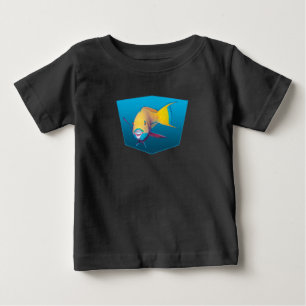 Övertoning - blå bakgrund för designövertoning t shirt