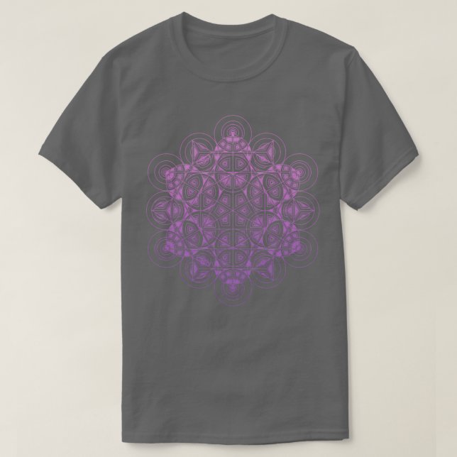 Övertoning för dragcirklar i helig t shirt (Design framsida)