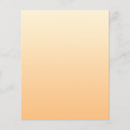 Övertoning för gult och persiko-Färg Flygblad