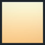 Övertoning för gult och persiko-Färg Fototryck<br><div class="desc">Gult och persikoövertoning.</div>