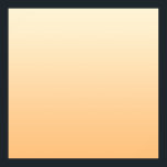 Övertoning för gult och persiko-Färg Poster<br><div class="desc">Gult och persikoövertoning.</div>