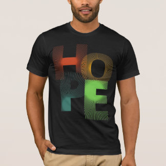 Övertoning HOPE T-Shirt - Fet och ljust