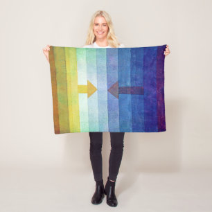 Övertoning med pilen, Paul Klee Fleecefilt