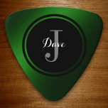 Övertoning Mörk grönt Personlig Gitarr Plektrum<br><div class="desc">Underbar personlig på den här anpassningsbarnas gitarr-plockning</div>