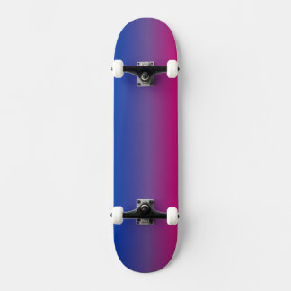 Övertoning Pride Mönster: Bi Mini Skateboard Bräda 18,5 Cm