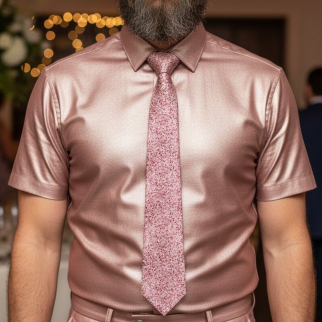 Övertoningen chic ro guld gnistra bröllop slips (Skapare uppladdad)