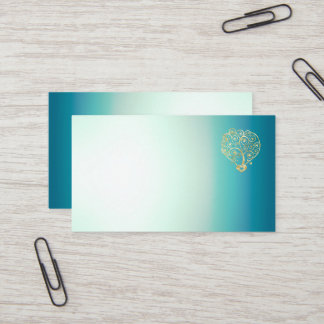 Övertoningshjärta Visitkort