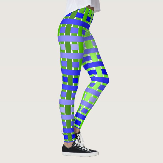 Övertoningskäggsblå Leggings (Höger)