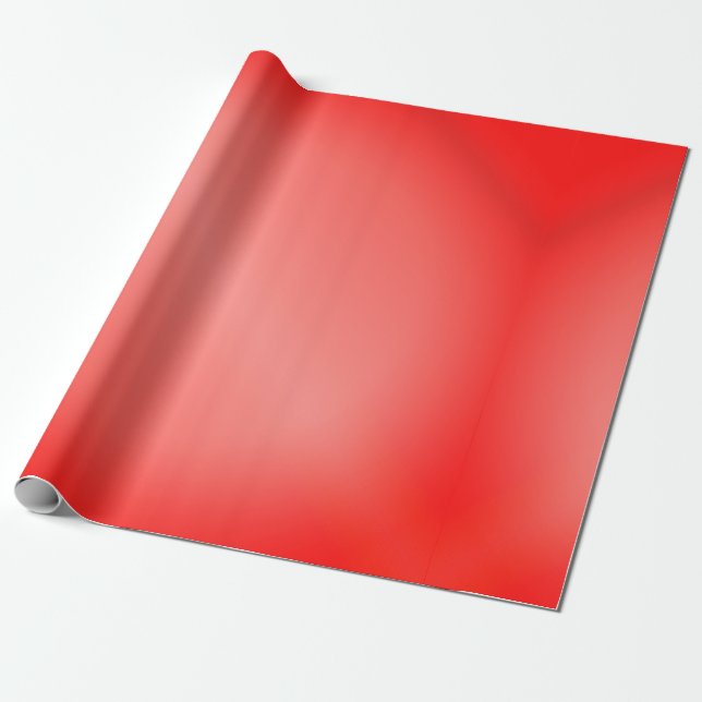 Övertoningsröd Presentpapper (Utrullad)
