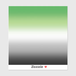 Övertoningsromantiskt Flagga - Färgfullt romantisk Klistermärken