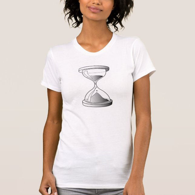 Övertoningstimglas Tee Shirt (Framsida)