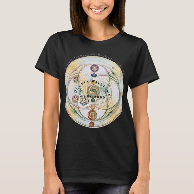 Övertonsradionik Ritual Ljus T Shirt (Framsida)