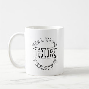 Överträdelse av de mänskliga rättigheterna kaffemugg