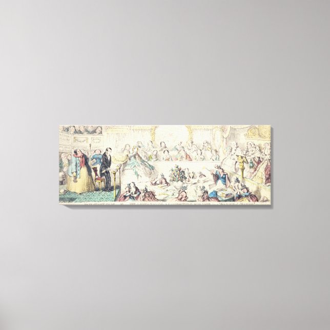 Överträdelse av löfte - färgad av tecknader canvastryck (Framsida)