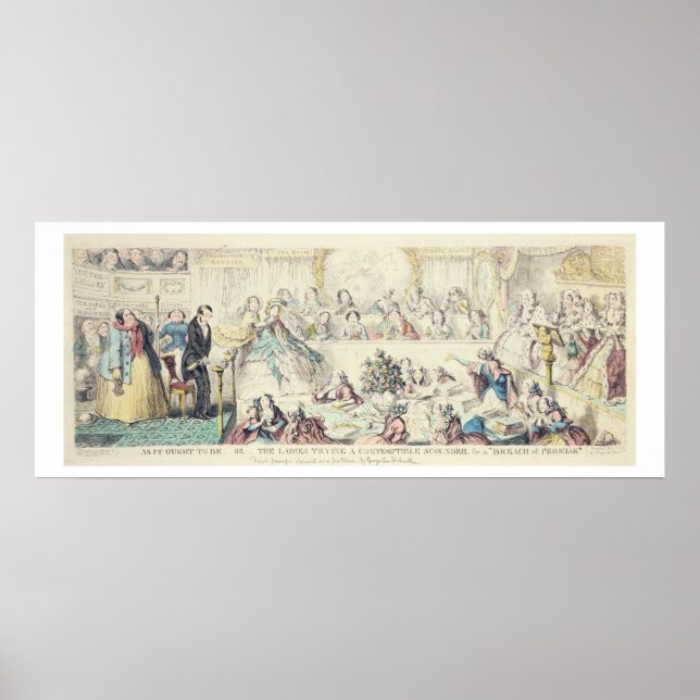 Överträdelse av löfte - färgad av tecknader poster (Framsidan)