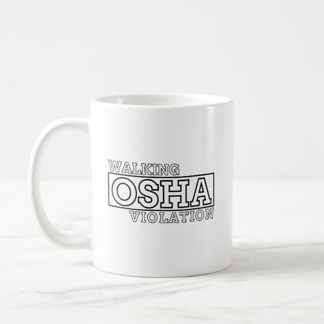 Överträdelse av Walking Osha Kaffemugg (Vänster)