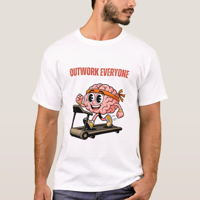 Överträffa alla andra t shirt (Framsida)