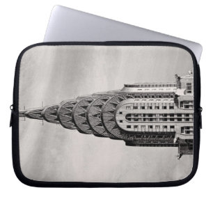 Överträffa av Chrysleren som bygger NYC - B&W Laptop Fodral