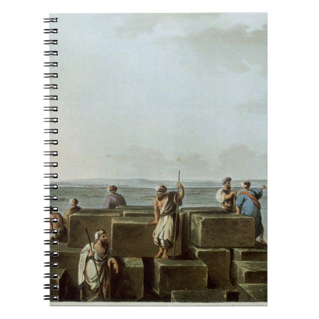 Överträffa av den första pyramiden av Gizah, Anteckningsbok Med Spiral (Framsidan)