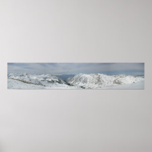 Överträffa av det Baldy berg, Alta Utah Poster